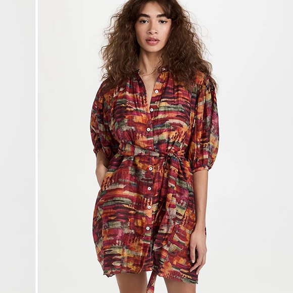 Chufy Ziggy Mini Dress Sean Red M - Picture 1 of 10